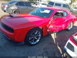 DODGE CHALLENGER GT 2022 RED COLOR