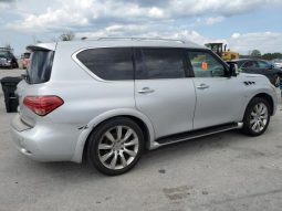 INFNITI QX80 2014 WHITE SMALL DAMAGE