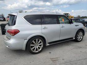 INFNITI QX80 2014 WHITE SMALL DAMAGE