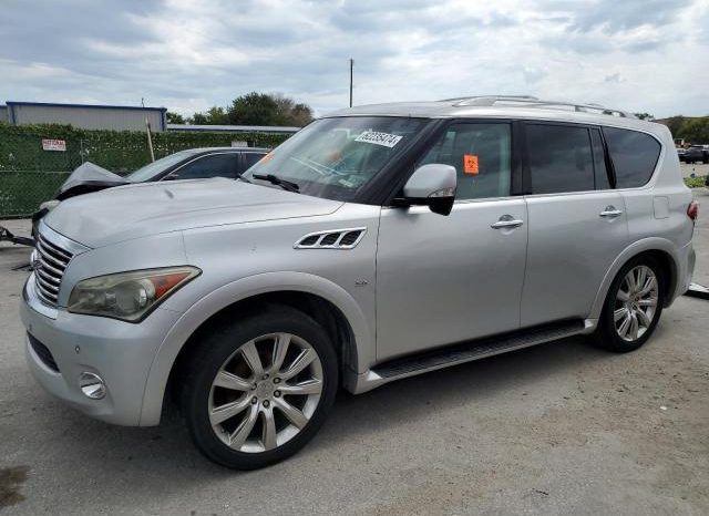 
								INFNITI QX80 2014 WHITE SMALL DAMAGE full									