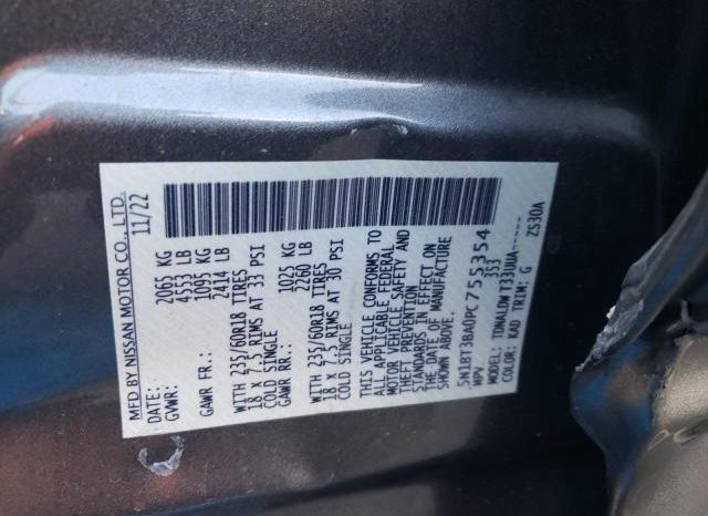 
								NISSAN ROGUE 2023 GRAY full									