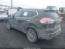 NISSAN ROGUE 2016 SL 4WD GREEN COLOR