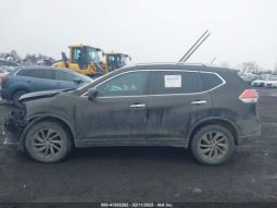 NISSAN ROGUE 2016 SL 4WD GREEN COLOR