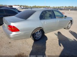 LEXUS LS430 2001 SILVER