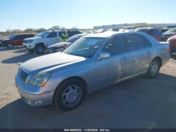 LEXUS LS430 2001 SILVER