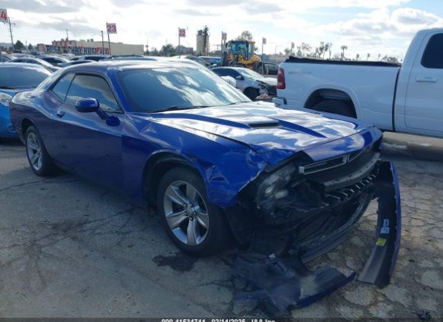 
								DODGE CHALLENGER 2019 V6 BLUE full									