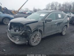 NISSAN ROGUE 2016 SL 4WD GREEN COLOR