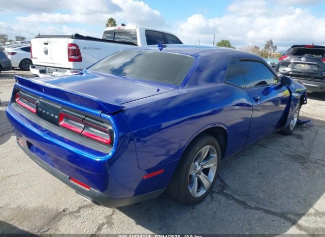 
								DODGE CHALLENGER 2019 V6 BLUE full									