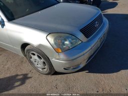 LEXUS LS430 2001 SILVER