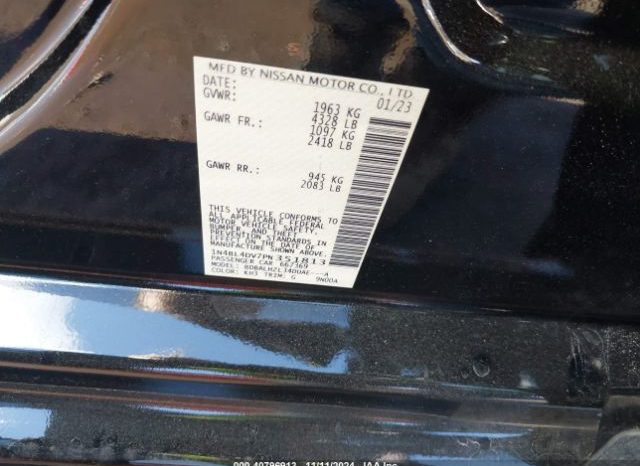 
								NISSAN ALTIMA 2023 SV BLACK full									